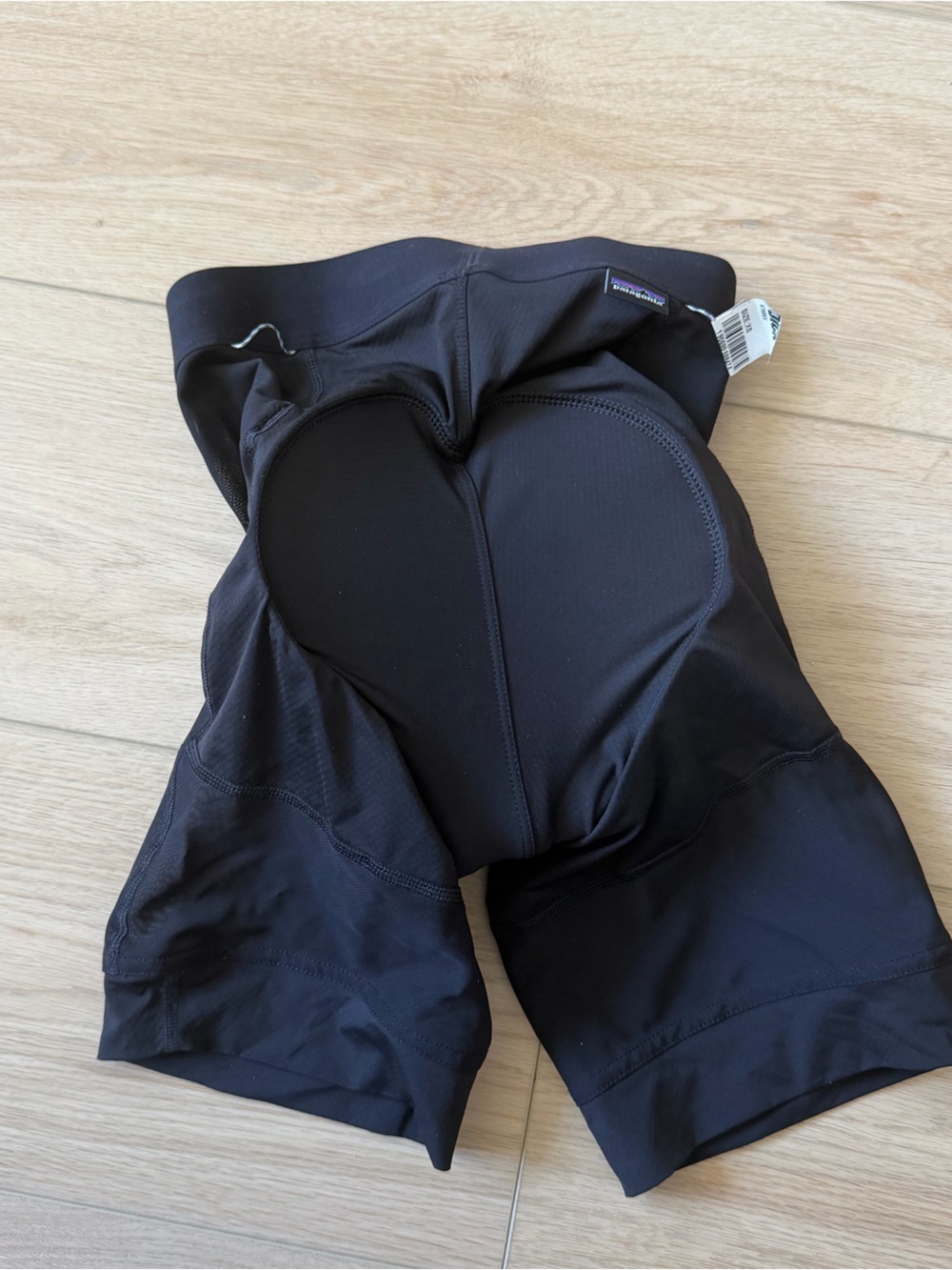 Patagonia Black Padded Bicycle Cycling Shorts